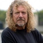 Robert Plant Signs His 10 Foot Gibson Les Paul Guitar